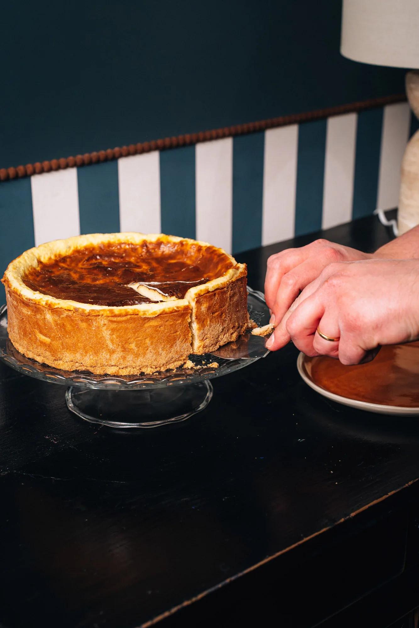 Flan pâtissier à la vanille, pâtisserie de Marcelle Traiteur